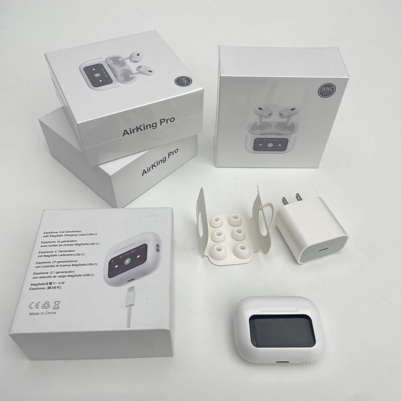Air King Pro Earphone 2nd Generation With Magsafe Charging Case Usb C (4) - newkick.org